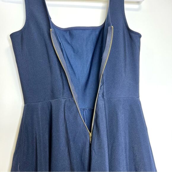 NEW Lulus Home Before Daylight Fit & Flare Navy Blue Dress XS - Picture 9 of 11
